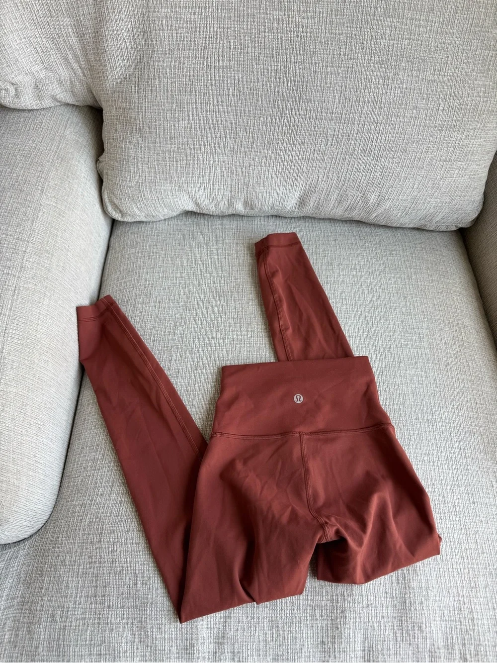lululemon athletica Rust Brown High-Rise Leggings